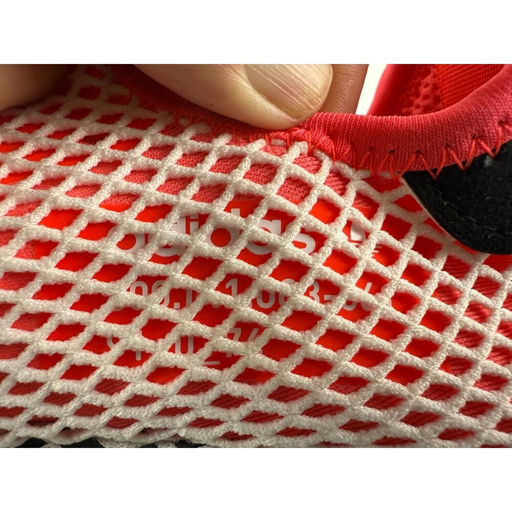 NWOT Size 10 -adidas Deerupt SolarRed Bluebird Men’s Athletic Runner Shoe (CQ262 - Picture 7 of 10